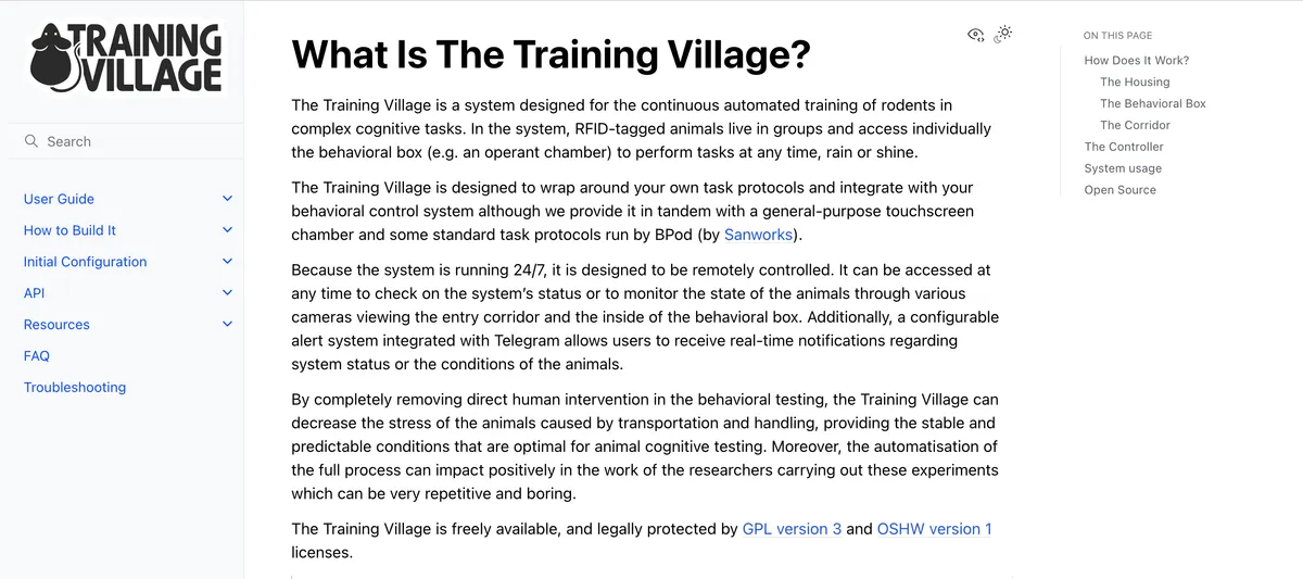 braincircuitsbehaviorlab.github.io/village/